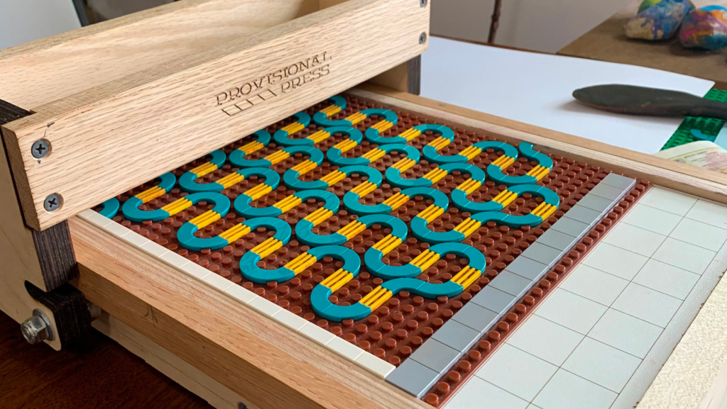 A Lego Letterpress