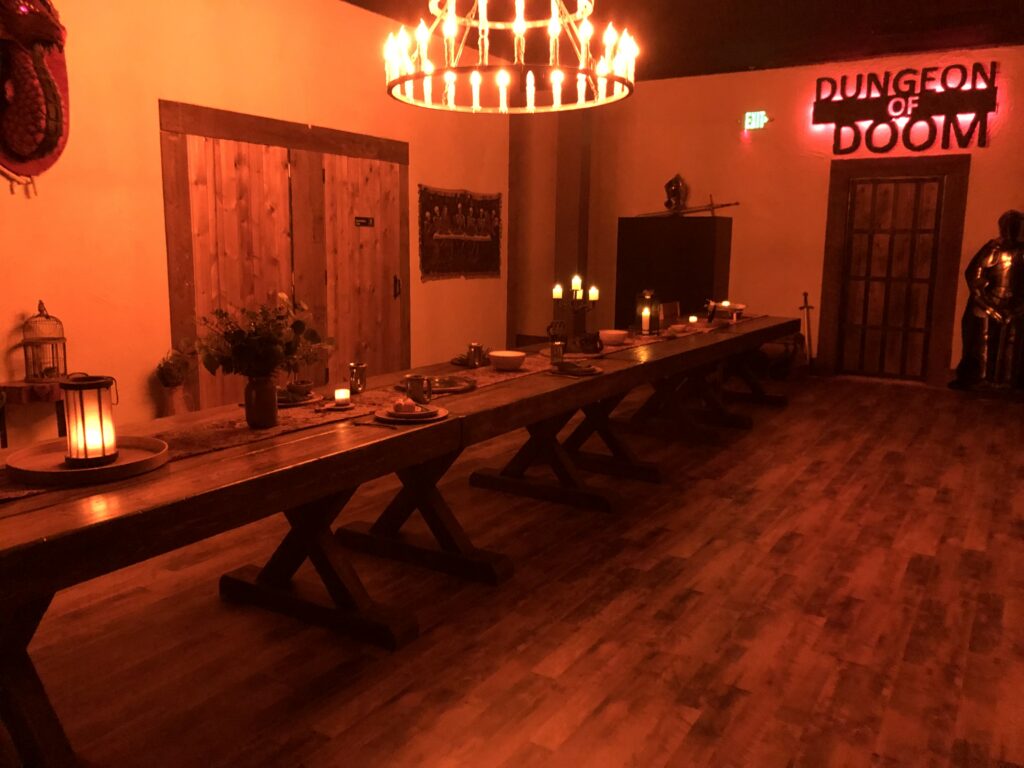 The inside of the Sure Lock Escapes Guild Hall