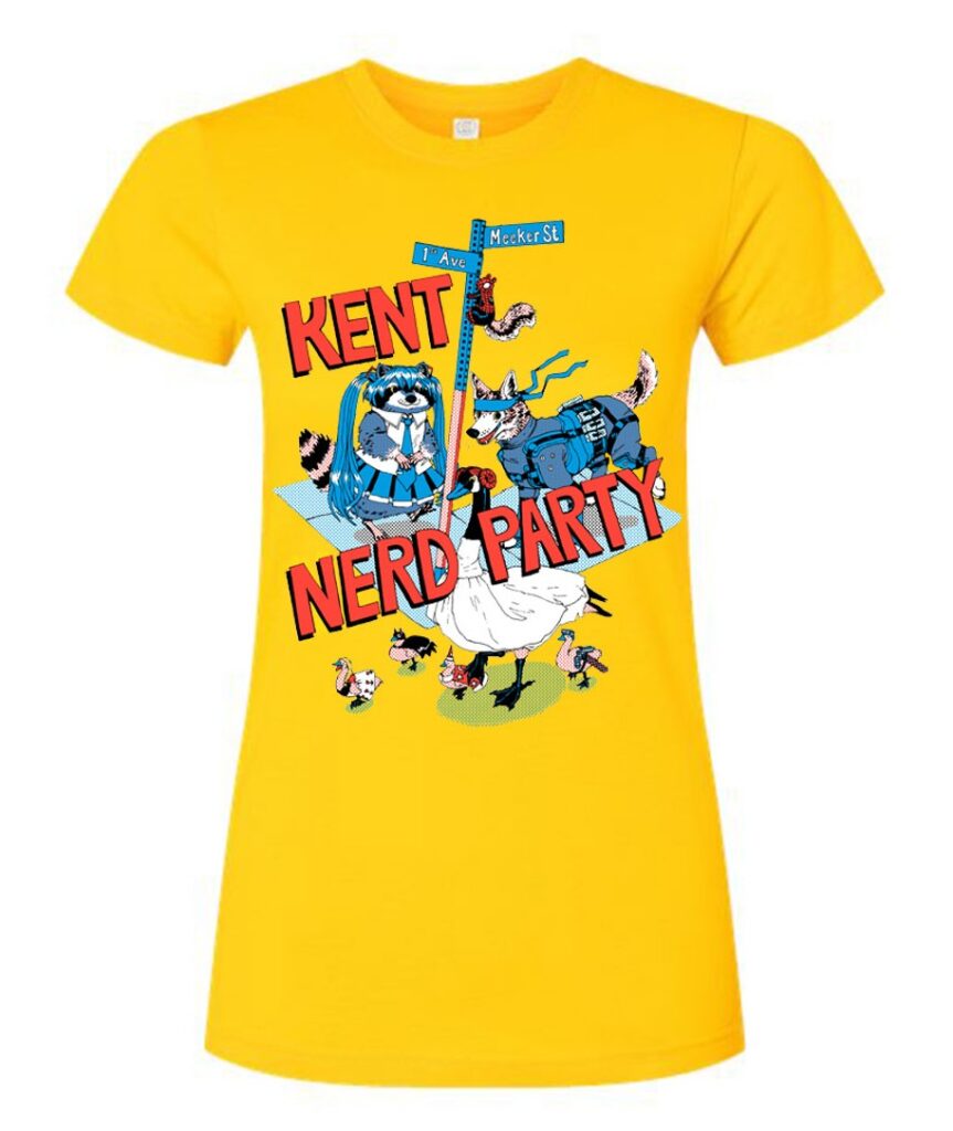 Fitted Kent Nerd Party 2025 T Shirt